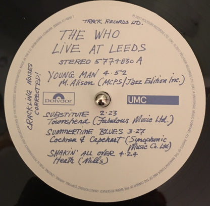 The Who - Live At Leeds (nuovo)