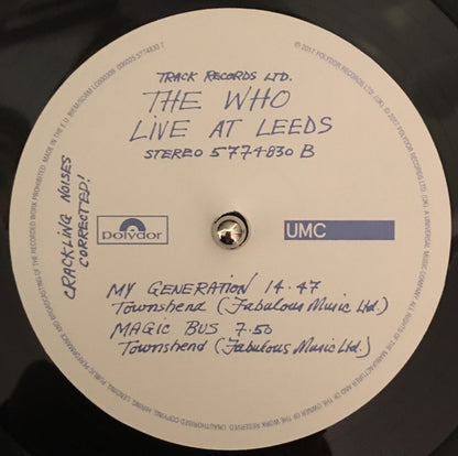 The Who - Live At Leeds (nuovo)