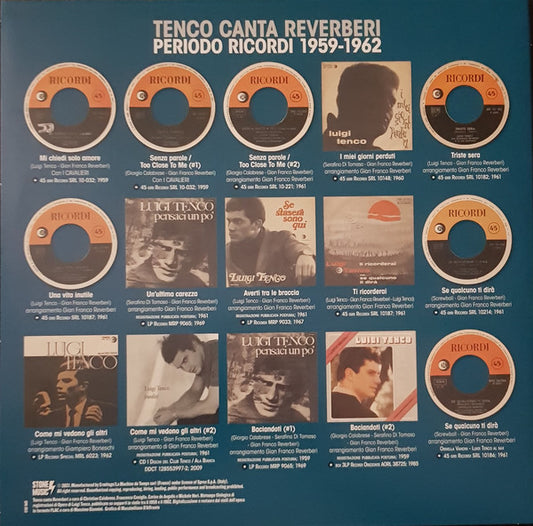 Luigi Tenco - Luigi Tenco Canta Reverberi (Periodo Ricordi 1959-1962) (nuovo)