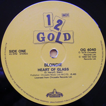 Blondie - Heart Of Glass / Rapture