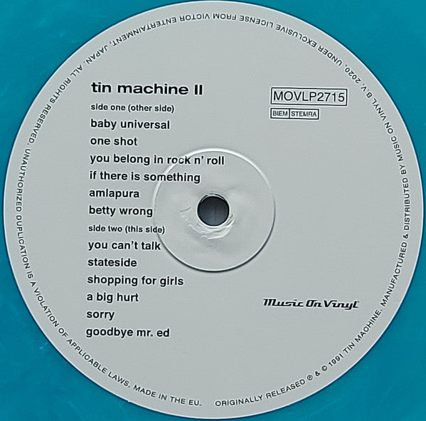 Tin Machine - Tin Machine II (nuovo)