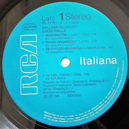 Lucio Dalla - Dallamericaruso