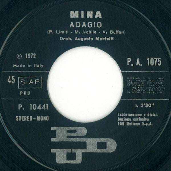 Mina - Parole•Parole (7")