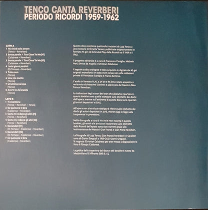 Luigi Tenco - Luigi Tenco Canta Reverberi (Periodo Ricordi 1959-1962) (nuovo)