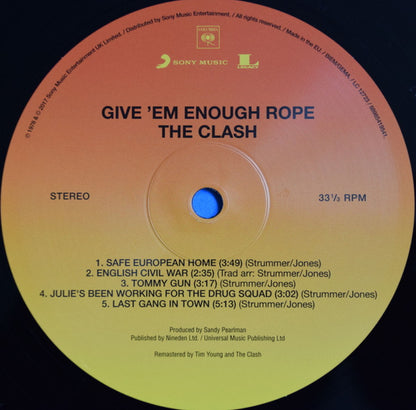 The Clash - Give 'Em Enough Rope (nuovo)