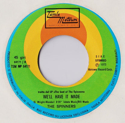 Spinners - My Whole World Ended (The Moment You Left Me) (7")