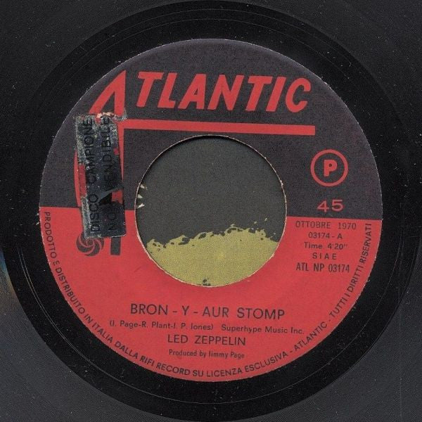 Led Zeppelin - Bron-Y-Aur Stomp / Immigrant Song (7")