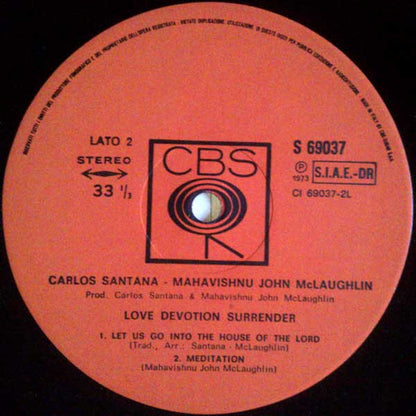 Carlos Santana - Love Devotion Surrender
