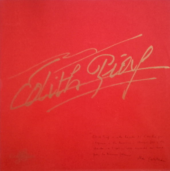 Edith Piaf - Edith Piaf