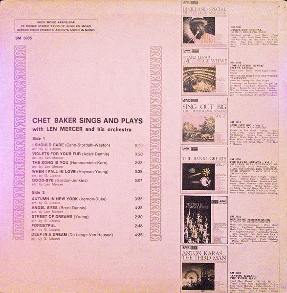 Chet Baker - Sings & Plays