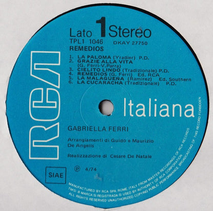 Gabriella Ferri - Remedios