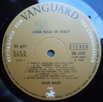 Joan Baez - Joan Baez In Italy