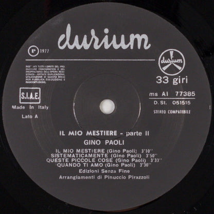 Gino Paoli - Il Mio Mestiere