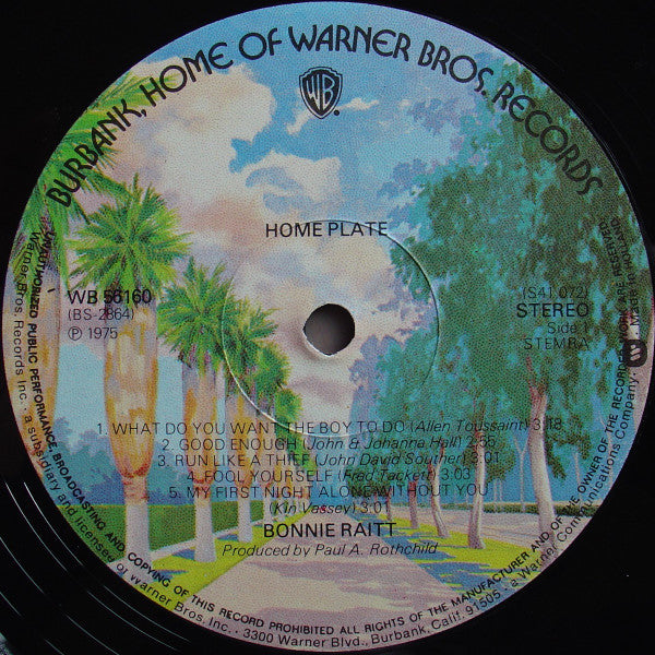 Bonnie Raitt - Home Plate