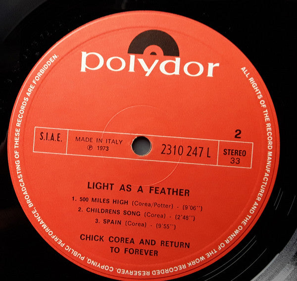 Chick Corea - Light As A Feather
