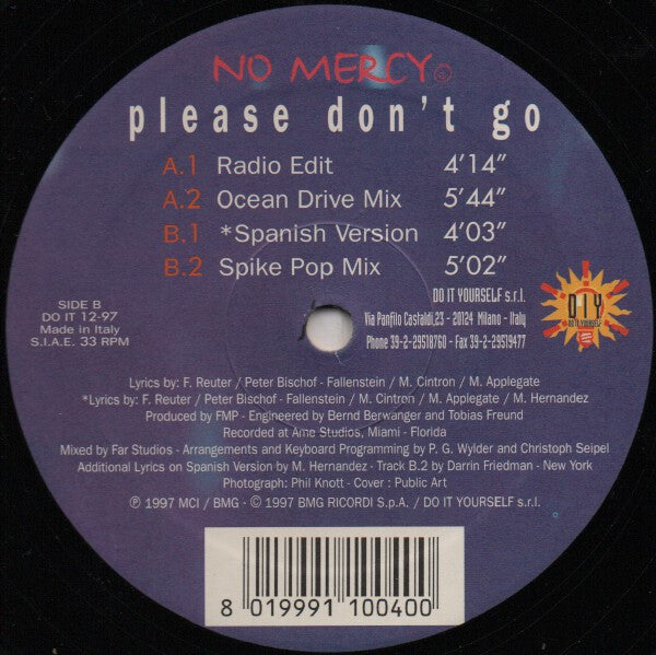 No Mercy - Please Don't Go
