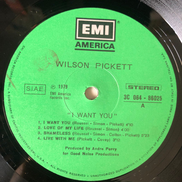 Wilson Pickett - I Want You