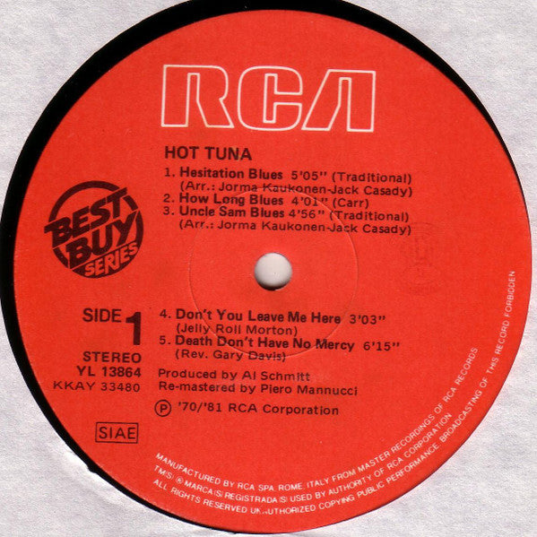 Hot Tuna - Hot Tuna