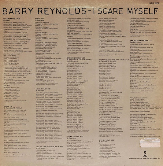 Barry Reynolds - I Scare Myself