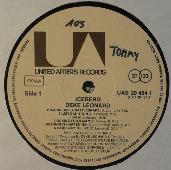 Deke Leonard - Iceberg