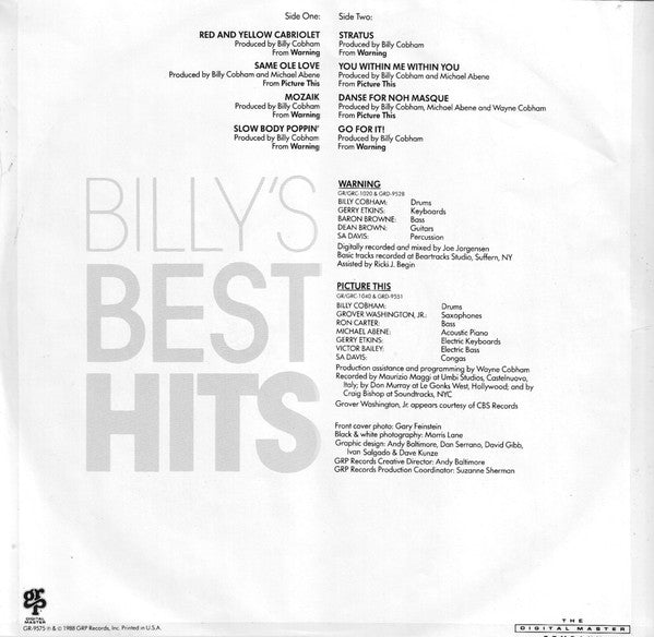 Billy Cobham - Billy's Best Hits
