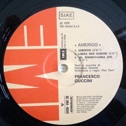 Francesco Guccini - Amerigo