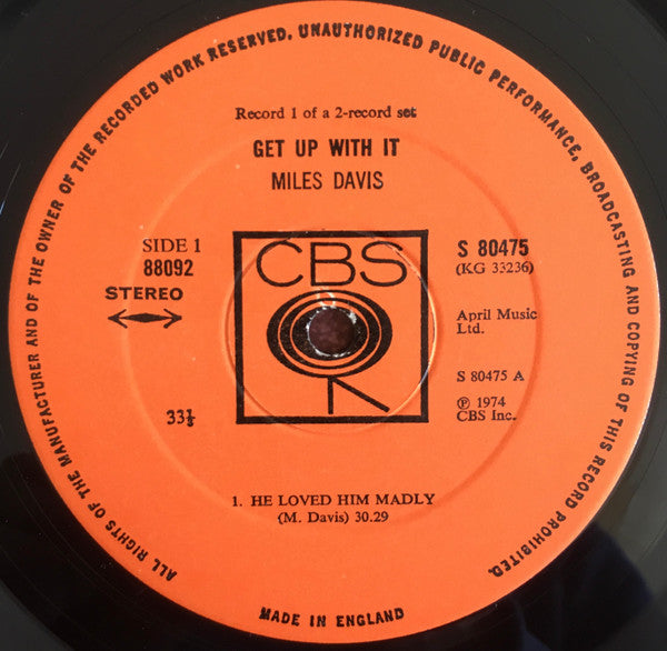 Miles Davis - Get Up With It