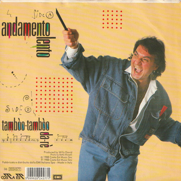 Tullio De Piscopo - Andamento Lento (7")