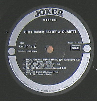 Chet Baker - Sextet & Quartet