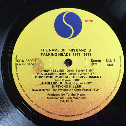 Talking Heads - The Name Of This Band Is Talking Heads