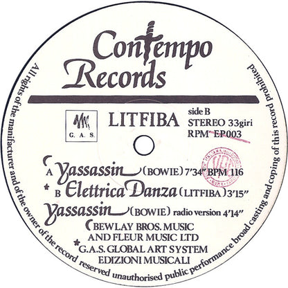 Litfiba - Yassassin