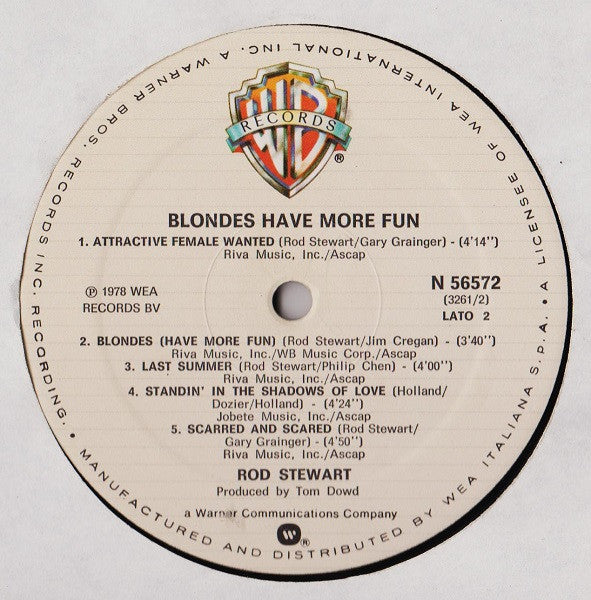 Rod Stewart - Blondes Have More Fun