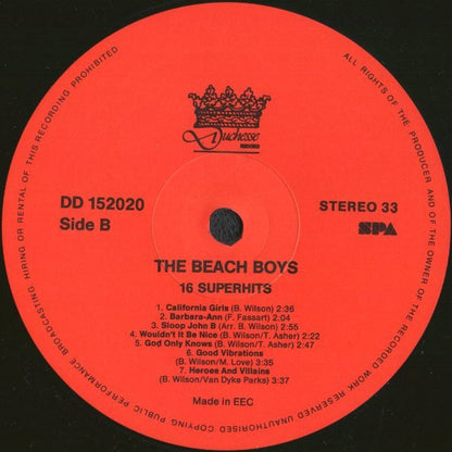 The Beach Boys - 16 Superhits