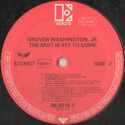 Grover Washington, Jr. - The Best Is Yet To Come