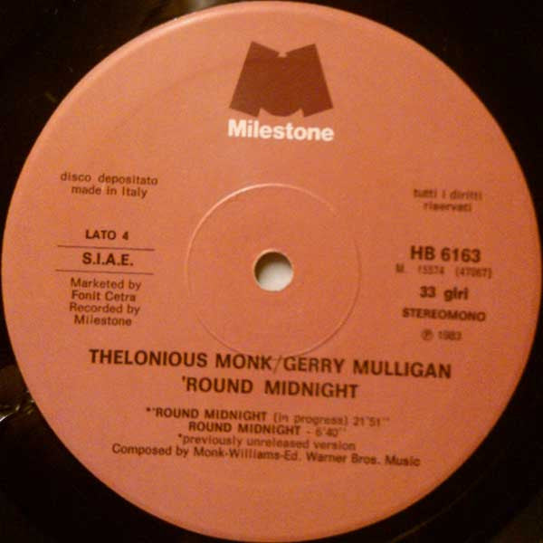 Thelonious Monk - 'Round Midnight