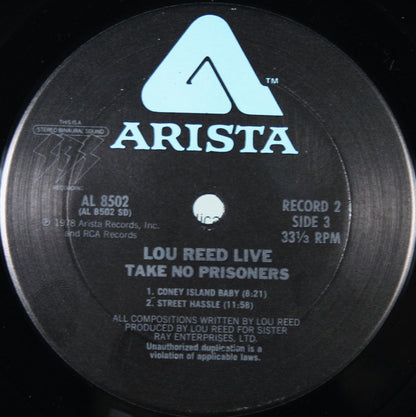 Lou Reed - Lou Reed Live - Take No Prisoners