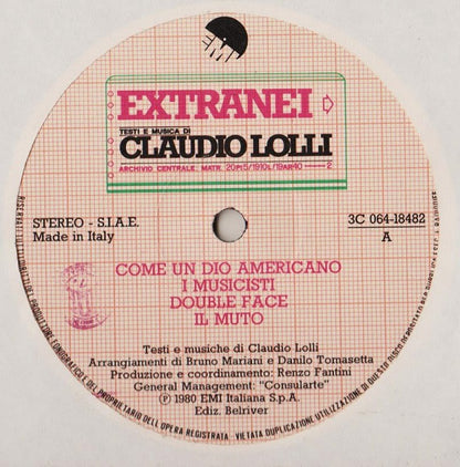 Claudio Lolli - Extranei
