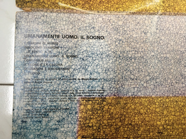 Lucio Battisti - Umanamente Uomo: Il Sogno.