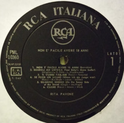 Rita Pavone - Non È Facile Avere 18 Anni