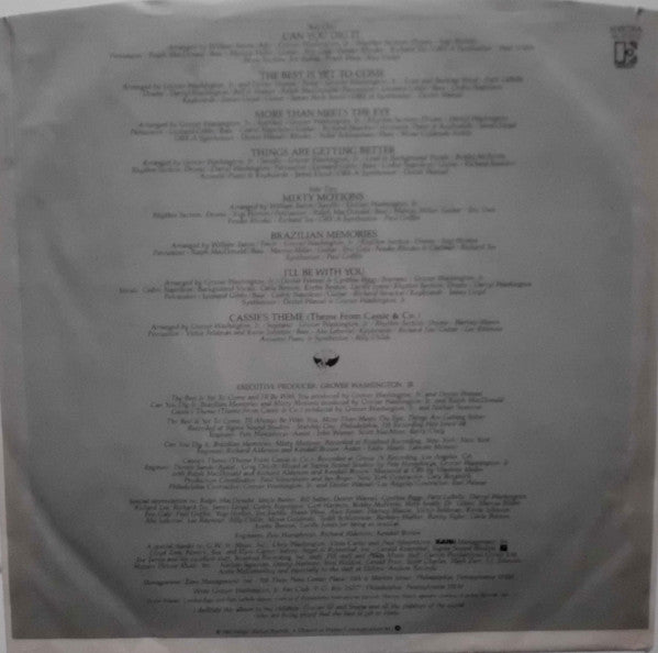 Grover Washington, Jr. - The Best Is Yet To Come