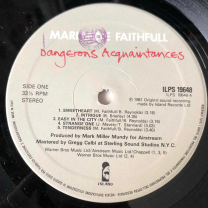 Marianne Faithfull - Dangerous Acquaintances