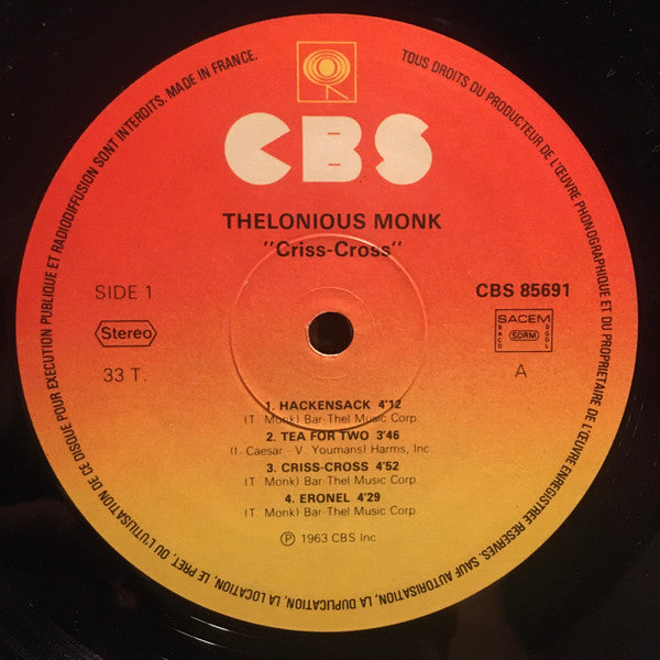 Thelonious Monk - Criss-Cross