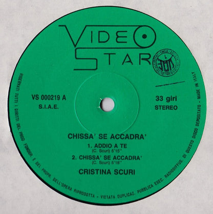Cristina Scuri - Chissà Se Accadrà