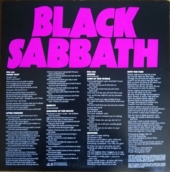 Black Sabbath - The Vinyl Collection 1970-1978 (box) (nuovo)