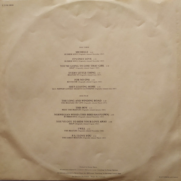 The Beatles - Love Songs
