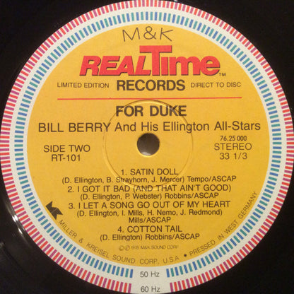Bill Berry And His Ellington Allstars - For Duke