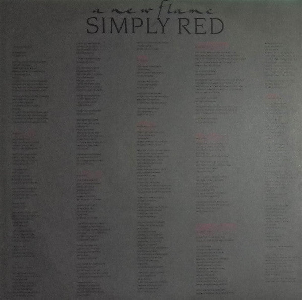 Simply Red - A New Flame