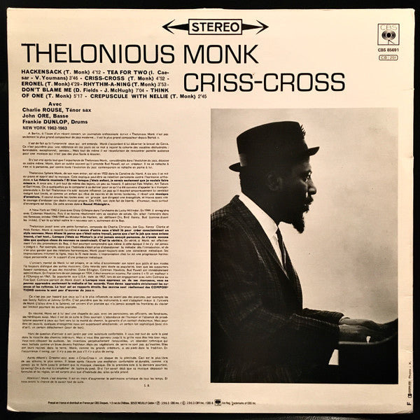 Thelonious Monk - Criss-Cross