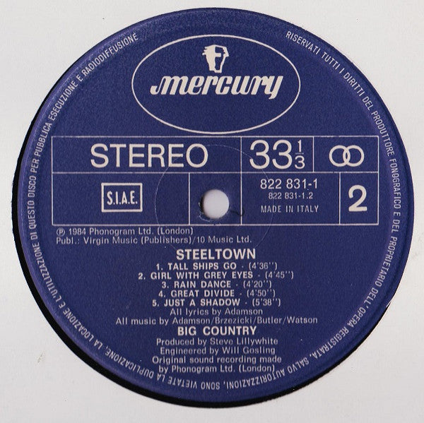 Big Country - Steeltown