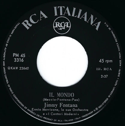 Jimmy Fontana - Il Mondo (7")